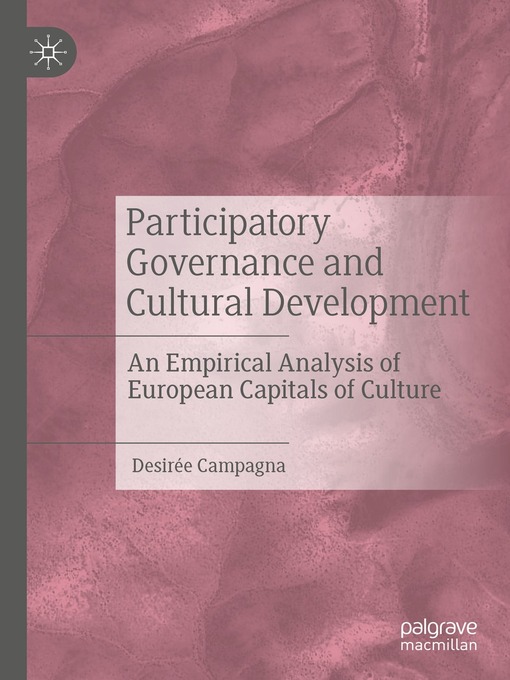 Title details for Participatory Governance and Cultural Development by Desirée Campagna - Available